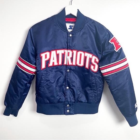 New England Patriots Starter Snap Jacket Youth Medium - Picture 15 of 15
